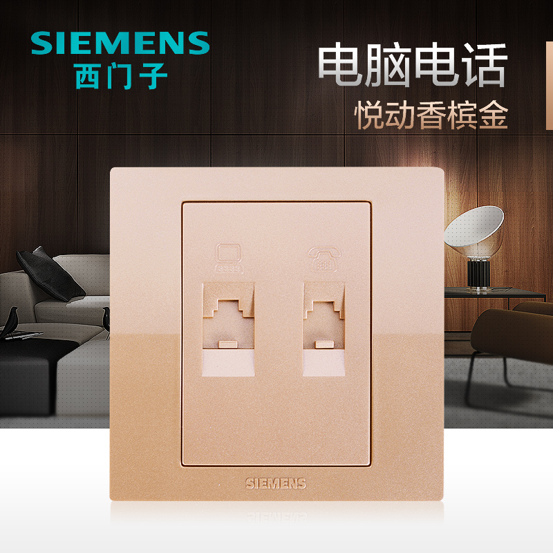 Siemens Computer Telephone Switch and Socket Panel Yuejing86 Closed Network Telephone