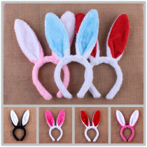 1 Lin Fang animal rabbit headdress small white rabbit ear headgear hair band hair band rabbit ear bunny girl