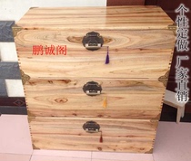 New listing Old material High-grade camphor wood Antique wooden box Personality custom manufacturers custom limited-time spike