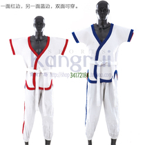 Chinese wrestling clothes KW141 traditional fall clothes braid cotton thickened red and blue double-sided wear-resistant Kangrui