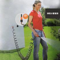 Italian carabiner claber import spring water pipe suit 10 m telescopic water pipe watering car wash water gun suit