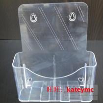 A4 first layer document display rack catalogue leaflet rack transparent plexiglass display rack hanging wall card rack