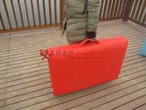 a portable folding beauty bed massage pushback bed Outpatient Reinforcement Massage Beauty Cupping Cub Embroidery Stainless Steel Bed