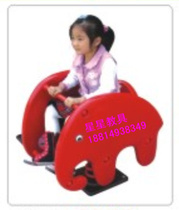 Special price Kindergarten Parent-child garden Playground Outdoor Children cartoon animal Spring rocking horse rocking music Elephant rocking music