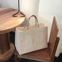 2021 South Korea East Gate with simple large capacity canvas bag ins explosive shopping bag Hand bag Womens Big Bag