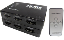 HDV-501 5 port HDMI Switch-1 4 HDMI switch 5 Cut 1 video switch HDMI