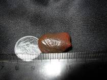 Mongolia Alashan natural Gobi blood red Agate color tendon pulse Agate rough stone