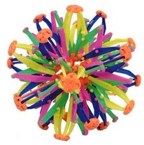 Telescopic ball hands to catch the blooming ball into the small ball scattered flower ball Enlightenment educational childrens toys mixed batch