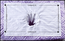 100% cotton beauty massage massage shop hole towel 100% cotton hole cloth Hole pillow towel massage towel can be customized