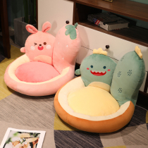 Tatami cartoon lazy person with small sofa in Japanese childrens chair cushion to raise the seat