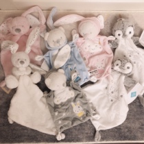 Ouni tail single foreign trade supra-soft rabbit soothing towel baby hand grip toy to appease baby mood to sleep with good hand feel good