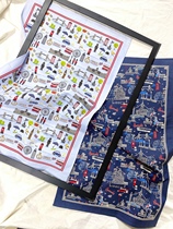 Zhou A home Harr * ds Londons day and night tea towel hanging picture posing background dining cloth cover