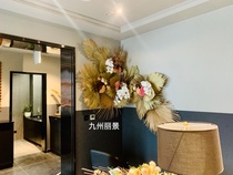 Wall decoration dry flower Xuanguan decorative dry flower hanging flower decoration hanging decoration flower art vertical dry flower combination