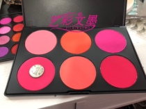 Childrens stage makeup parity six-color blush plate Orange Rose Red pink market good color