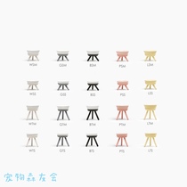 Spot jumbo# Korean inherent pet color color bowl rack combination set ins Wind