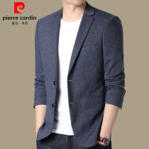 Pierre Cardan suit mens spring and autumn high-end big-name mens suit business casual casual casual clothes single West Youth jacket