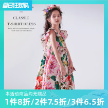 Girls summer dress summer childrens clothing new childrens cotton princess dress baby skirt baby skirt foreign style