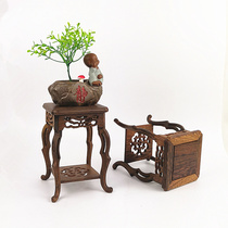 Redwood crafts chicken wing Wood Seahorse a few solid wood small flower stand wood carving ornaments high feet a few meat plants small base