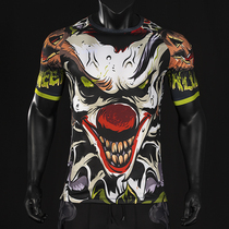 Fire football TN SPORTS clown personality diagram short sleeve long sleeve top set goalkeeper uniform