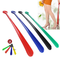 Buy 1 Get 1 Free 1 long handle plastic shoe puller shoe carrying Shoe Machine lazy person wearing shoes shoe puller shoe pull pregnant woman shoot