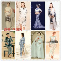 Pregnant Woman Photos Clothing Retro Style China Wind Movie House Photography Themed Clothing Mommy Gestation Photos Clothes Gestation Mothers Art Photos