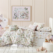 Xiao Yu Ji Australia adairs childrens bedding quilt cover pillowcase Garden animal rabbit bird bird Cotton