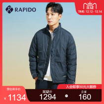 RAPIDO Break Road Mall same winter cotton clothes men stand collar leisure sports and leisure short sports cotton clothes