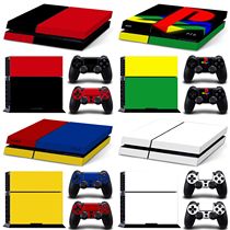 Sony PS4 thick machine game console sticker film solid color black monochrome color PS4 pain machine sticker color film