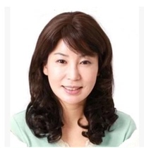Middle-aged and elderly wig female mother long curly hair middle-aged lady wig realistic long curly hair wig headgear