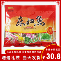 Mangze Lake Dongjiang Fish Hunan specialty ready-to-eat comprehensive gift package 500g Chenzhou spicy fish snacks casual snacks
