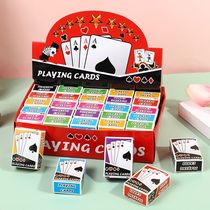 30 into the mini poker blind box convenient portable small card school around the small shop hanging board toys hot sale