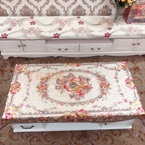 PVC new tablecloth waterproof and oil-proof non-washing table cloth tea table cloth rectangular