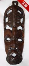 Authentic African crafts handmade wood carving masks
