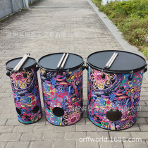 Orff percussion instrument Kangjia drum trend fashion fixed sound Kangjia drum 3 sets 1 set color drum