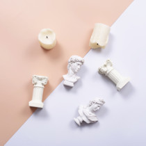 ins photo props ornaments resin statue Gu Mei photography props Roman column candle pendulum shooting props