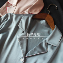 High-end customised heavy weights Genuine Silk Pyjamas for men and women Sans silk Home Sleeping Suit Lovers Pyjamas