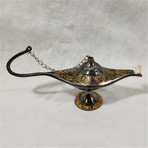 Lamp lamp Aladdin lamp Pakistan Bronze Copper lamp European style ornaments pattern random