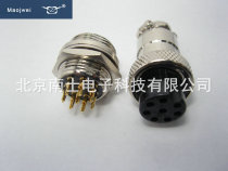Heavy-strength gilded air plug socket 16M-2-3-4-5-6-7-8-9-10 core GX16 connector connector