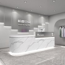 Clothing store bar table net red tide shop cashier shop small counter simple modern beauty salon reception desk