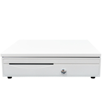  Hysoon HS-409 Pearl white five-grid three-speed cash register Cash register Drawer cash drawer Cash drawer Cash box Commercial household money box Paper with lock Automatic manual