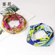 Outdoor neck cover thin fishing cycling sports variable collar Magic headscarf Face towel Mens and womens sunscreen summer mask