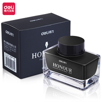 Del pen ink pure black office Student Test black ink 50ml non-carbon non-blocking pen S635