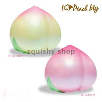 Simulation peach peach squishy fruit PU big life peach Fairy peach Pearl light color PU toy soft slow rebound