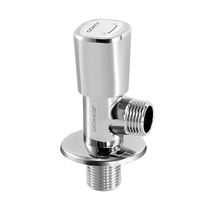 Jiu Mu angle valve refined copper kitchen and bathroom hardware triangle valve bathroom eight-character valve set hardware 74066 hot and cold General