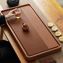 Bakelite tea tray German household gold material Electric Bakelite tea table relief auspicious cloud whole piece of Tea Sea tea tray