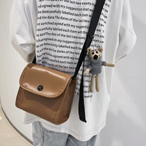 Tide Card Pu Leather Single Shoulder Bag Mens Day Tie Satchel Bag Mens Tide Bag phone Pack Fashion 100 lap small square bag