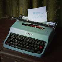 Retro typewriter Old-fashioned fresh niche literary Italian mechanical keyboard Olivetti collection soft-mounted portable