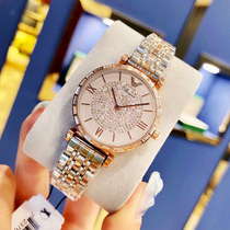 2020 Armani new starry sky watch womens top ten simple temperament trend brand-name student womens watch