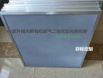 Hexagonal hole aluminum-based metal mesh removal of ozone 10mm 15MM UV photolysis nano-titanium dioxide 2MM side length