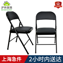 Simple portable folding chair conference backrest chair classroom chair training table and chair press chair office stool